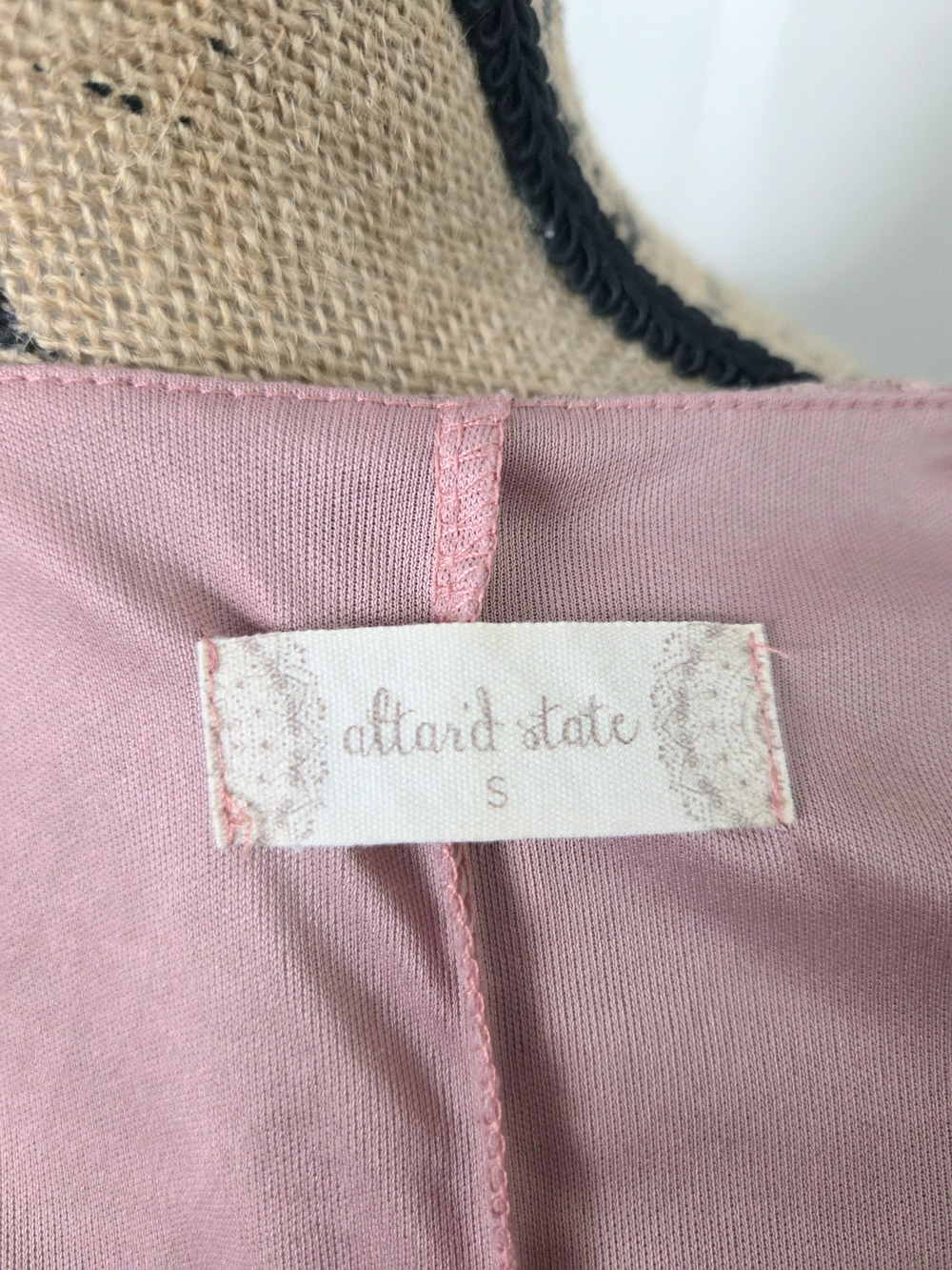 Altar'd State Women’s Pink Lace Fit-and-Flare Dress - Picture 7 of 12